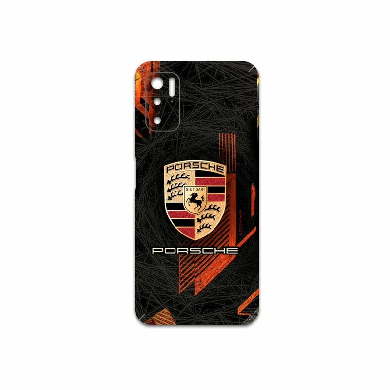 برچسب پوششی ماهوت مدل Porsche-Logo مناسب برای گوشی موبایل شیائومی Poco M3 Pro 5G