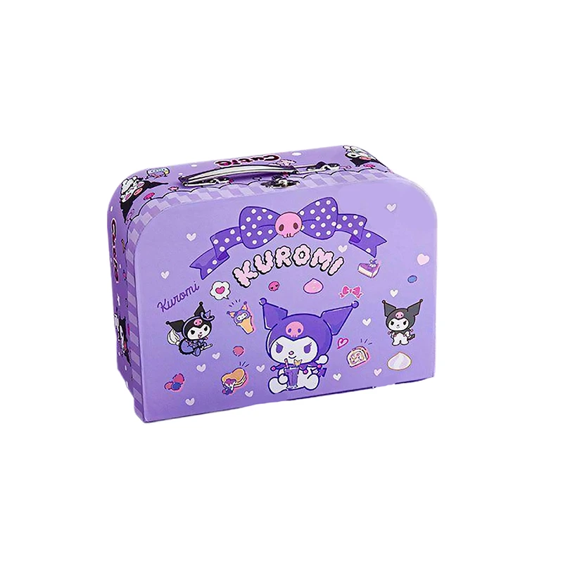 ست اسباب بازی چایخوری مدل کرومی طرح چمدانی