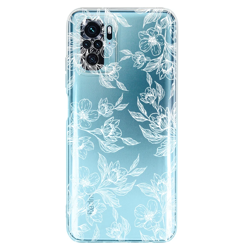 کاور مگافون طرح گل مدل C50-W مناسب برای گوشی موبایل شیائومی Redmi Note 10 4G / 10S 4G