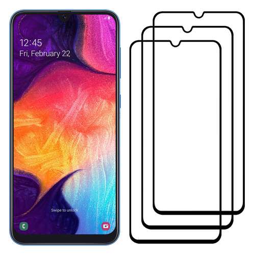 محافظ صفحه نمایش مدل FCG مناسب برای گوشی موبایل سامسونگ Galaxy A50 بسته سه عددی