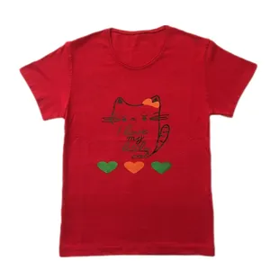 تی شرت آستین کوتاه دخترانه مدل DP21