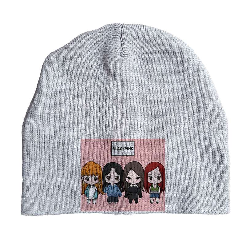 کلاه بافتنی مدل Black Pink 021