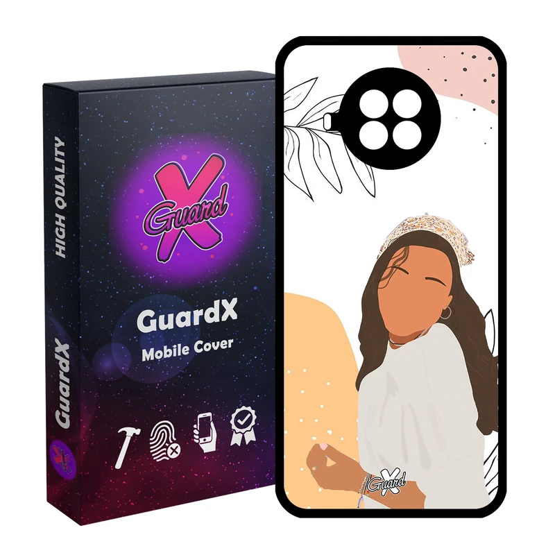 کاور گارد ایکس طرح دختر مدل Glass10367 مناسب برای گوشی موبایل شیائومی Mi 10T Lite / Mi 10I 5G / Redmi NOTE 9 PRO 5G