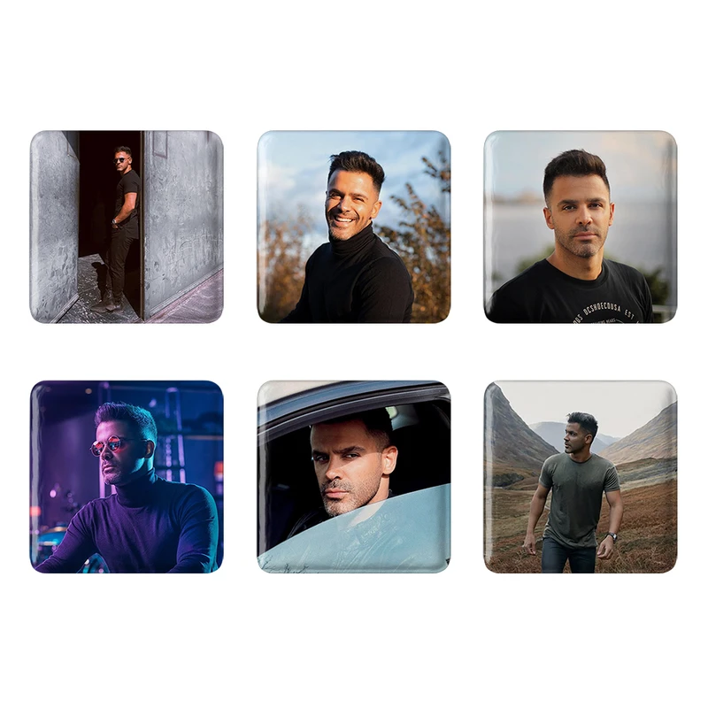 مگنت خندالو مدل سیروان خسروی کد 251A مجموعه 6 عددی