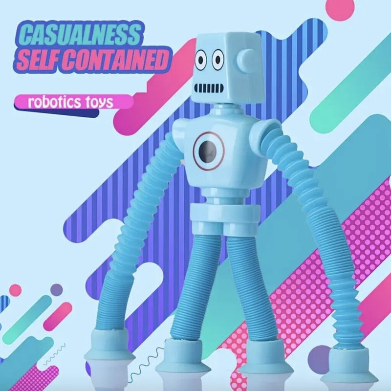 اسباب بازی مدل تلسکوپی ضد استرس طرح ربات