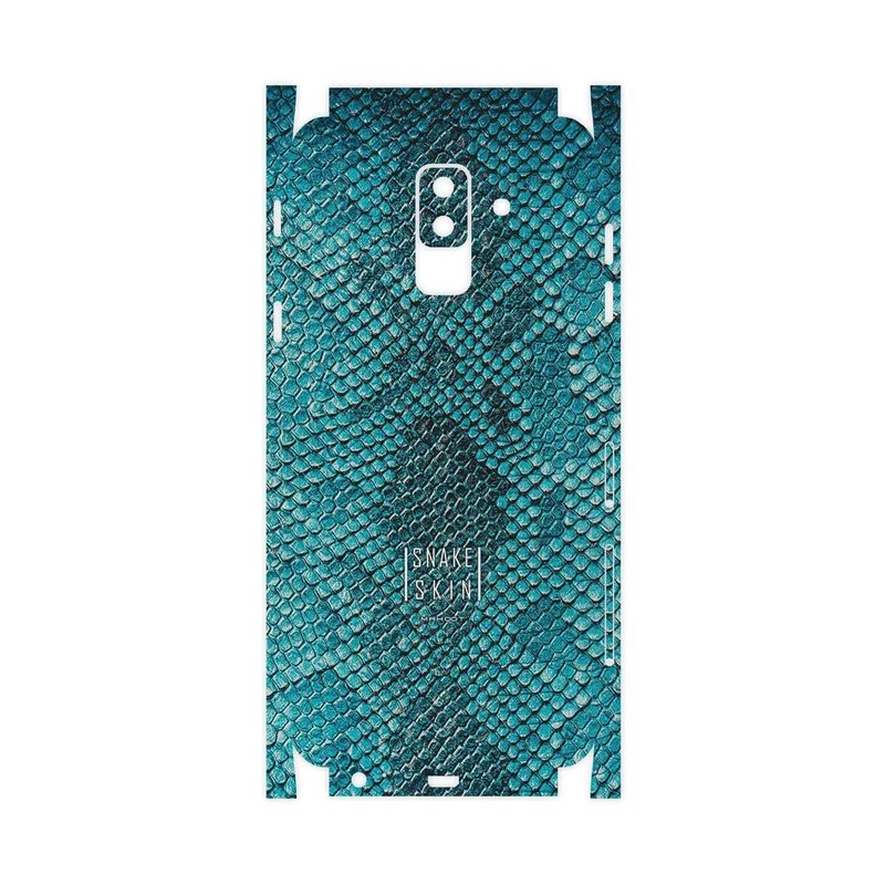 برچسب پوششی ماهوت مدل Blue Snake Skin-FullSkin مناسب برای گوشی موبایل سامسونگ Galaxy A6 Plus 2018