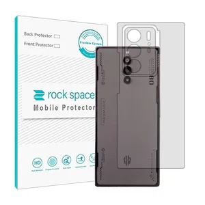    Rockspace HyGEL model Transparent phone back protector suitable for ZTE Axon 40 ultra mobile phone