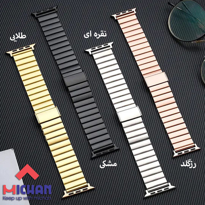 بند میچان مدل Stainless REC مناسب برای ساعت هوشمند اسمارت واچ HK9 Pro / HK9 Pro Plus / HK10 Pro