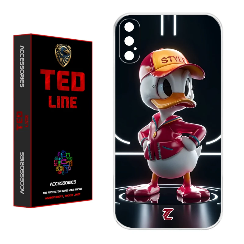 کاور تد لاین طرح دانلد داک کد 1137 مناسب برای گوشی موبایل اپل Iphone X / XS