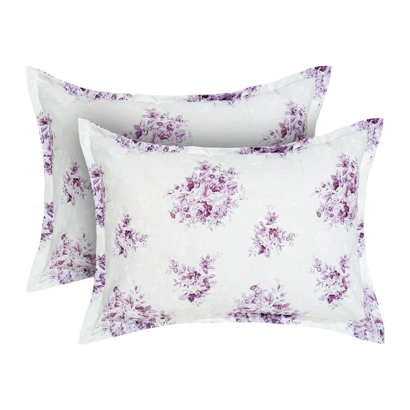 روبالشی نخ پنبه آدنو مدل هلیناز کد IR218 سایز 70x50 سانتی متر بسته 2 عددی