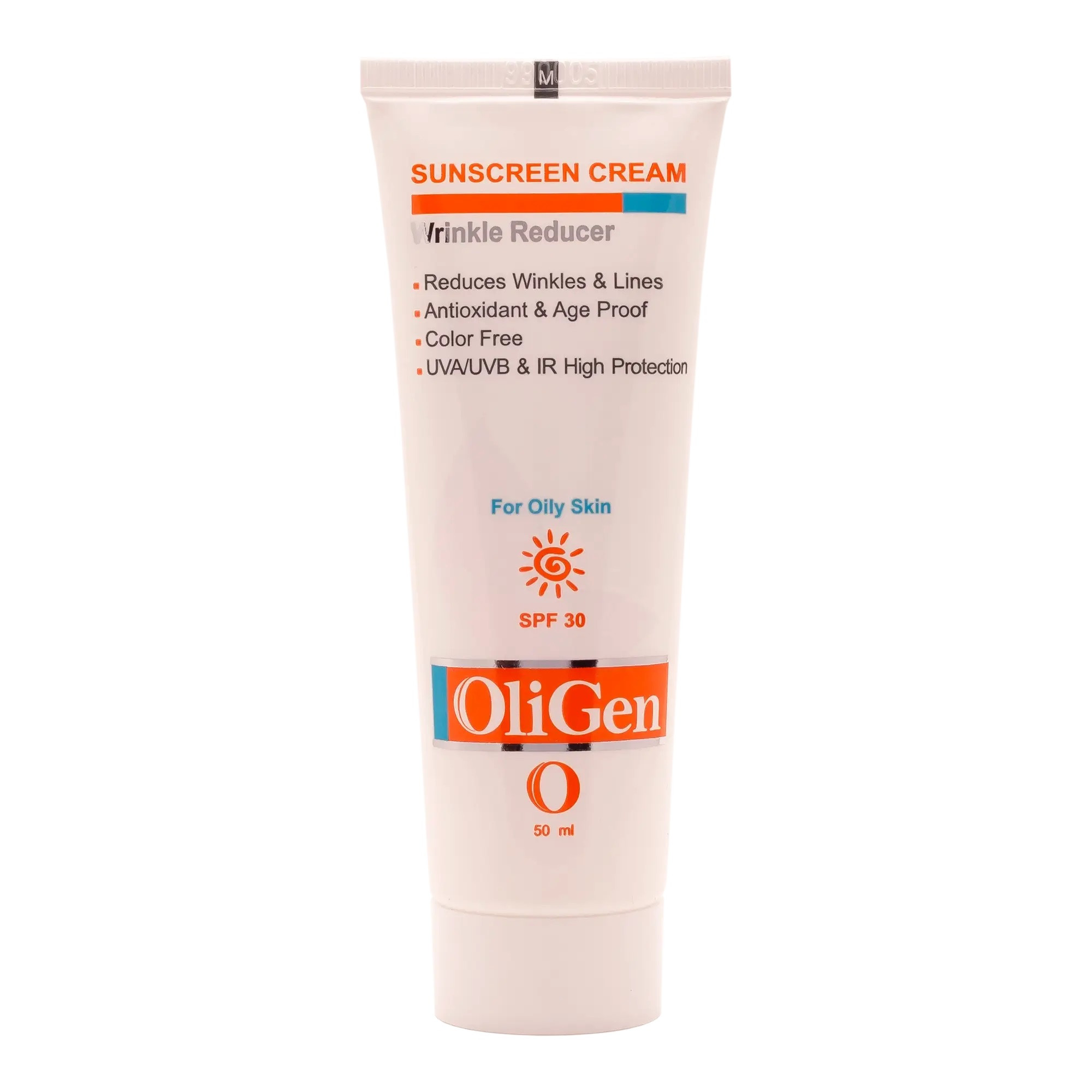 کرم ضد آفتاب بی رنگ الی ژن spf 30 مدل 02 مناسب پوست چرب حجم 50 میلی لیتر کرم ضد آفتاب بی رنگ الی ژن spf 30 مدل 02 مناسب پوست چرب حجم 50 میلی لیتر
