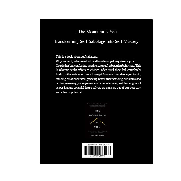 کتاب The Mountain Is You: Transforming Self-Sabotage Into Self-Mastery اثر Brianna Wiest انتشارات نبض دانش
