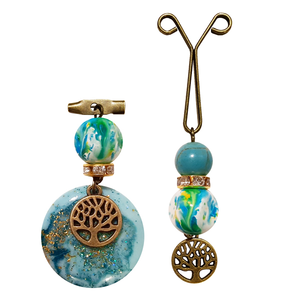 ست سنجاق سینه و گیره روسری کد PM428