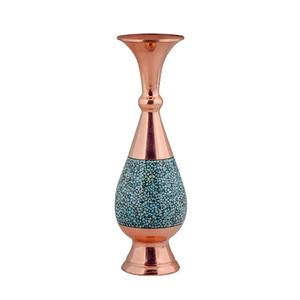 گلدان فیروزه کوبی کد 25