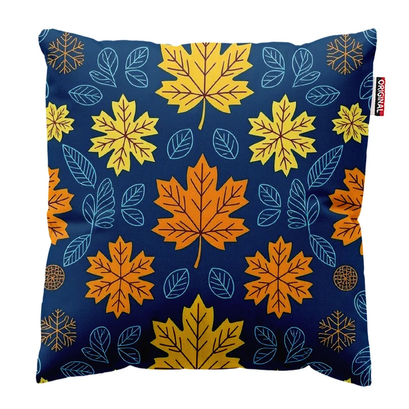 کوسن پاد آفرین طرح برگ و پاییز کد 791 سایز 40*40 سانتی متر