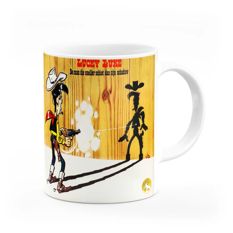 ماگ هومرو طرح انیمیشن لوک خوش شانس مدل MG4205