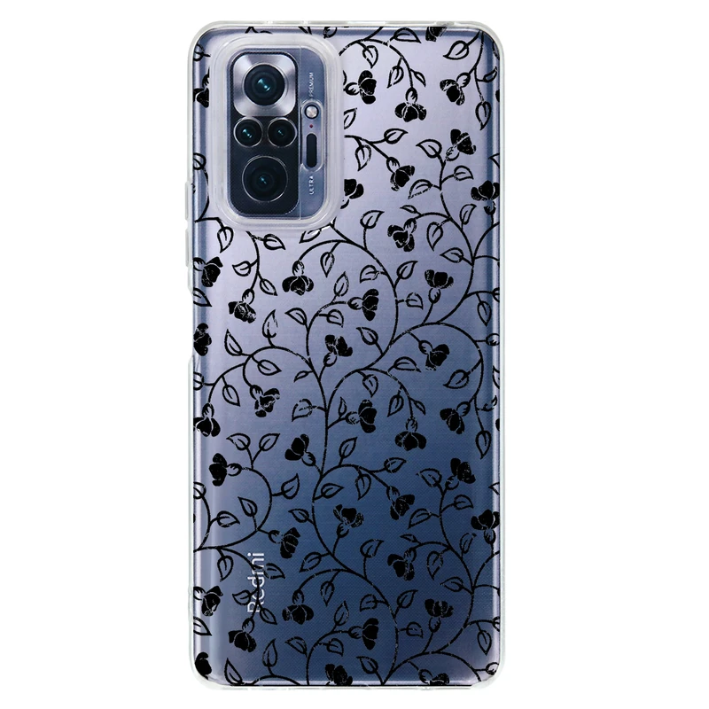 کاور مگافون طرح گل مدل C42-B مناسب برای گوشی موبایل شیائومی Redmi Note 10 Pro / 10 Pro Max 