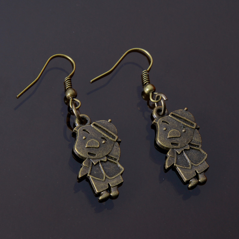 گوشواره دخترانه مدل فلزی فانتزی کد GZN_106