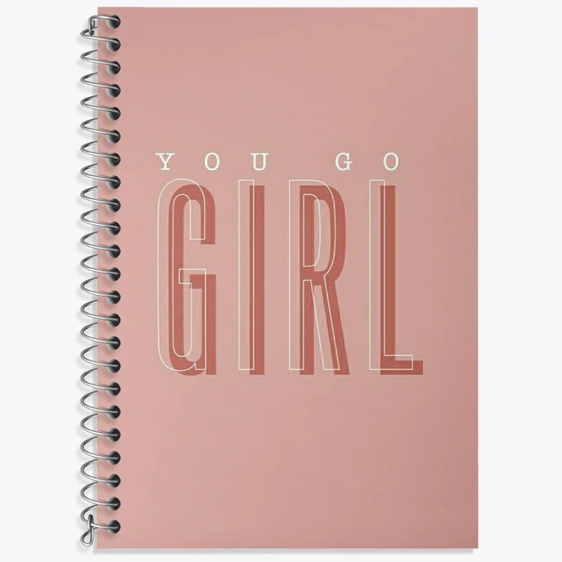 دفتر لغت 50 برگ خندالو طرح You Go Girl کد N4024