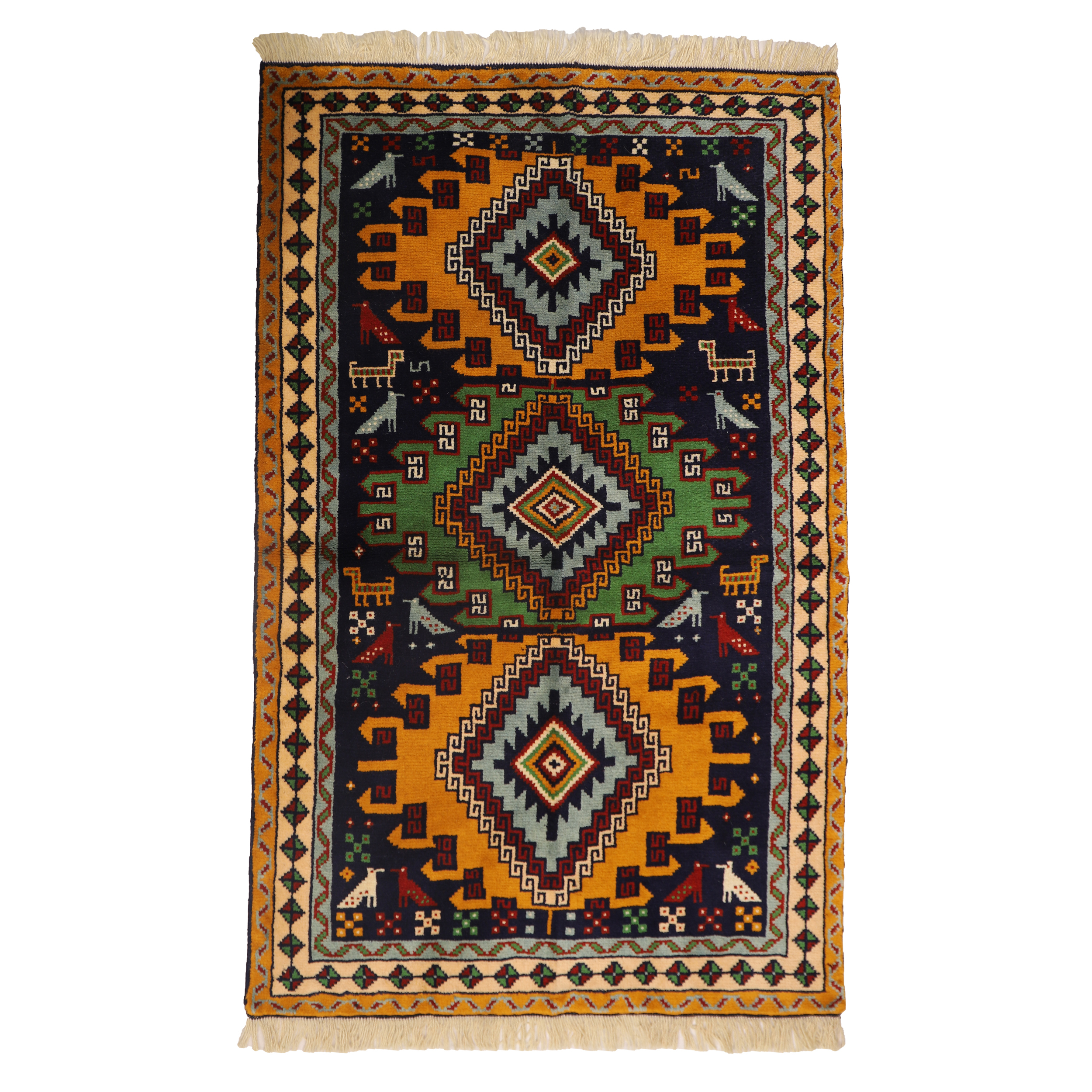 فرش دستباف دو متری مدل خراسان کد 40201216