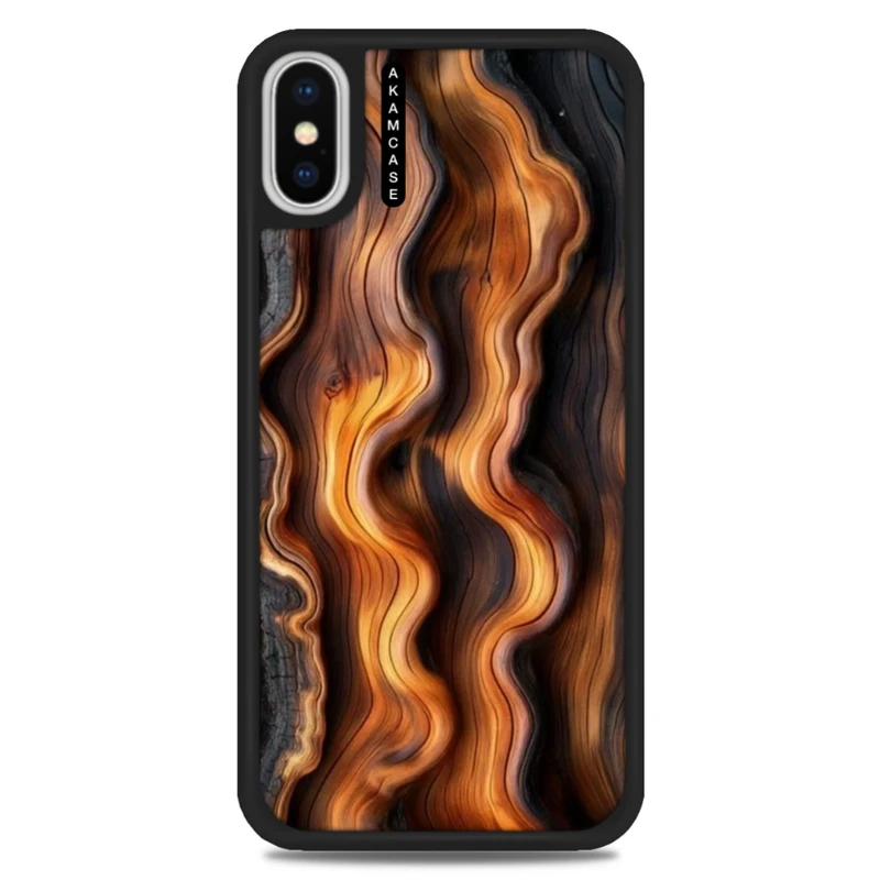 کاور آکام مدل AMC-WAX-WOOD-16 مناسب برای گوشی موبایل اپل iPhone X/Xs