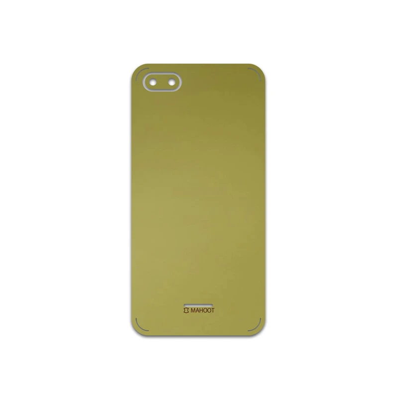 برچسب پوششی ماهوت مدل Matte-Gold مناسب برای گوشی موبایل شیائومی Redmi 6A