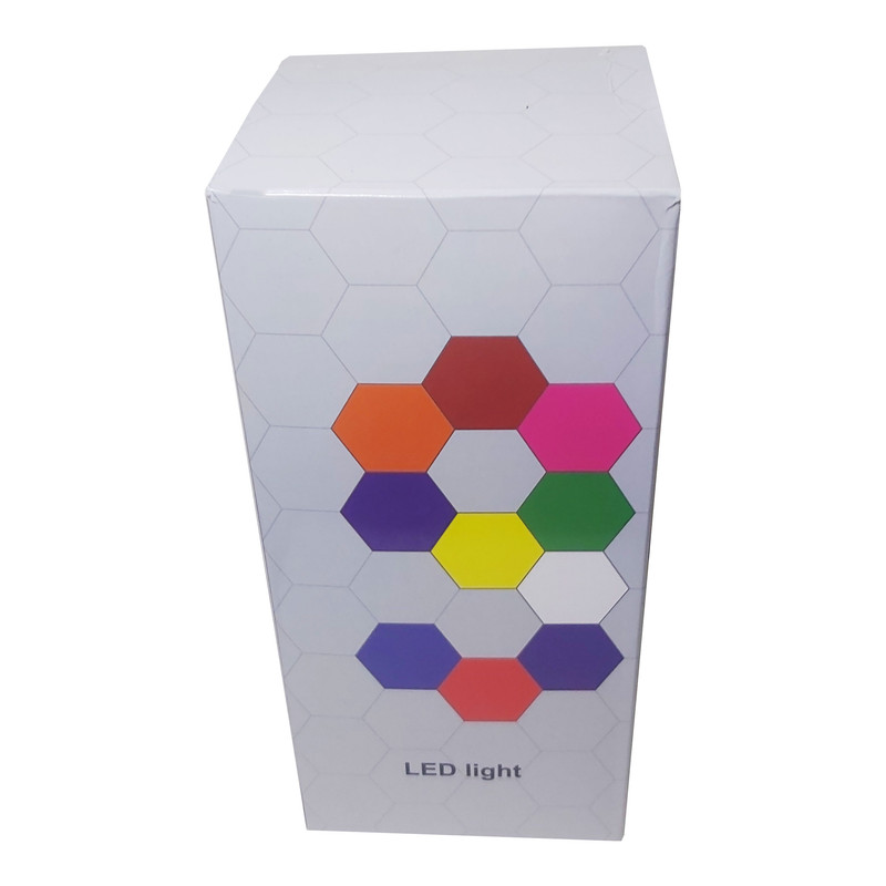 چراغ دیواری لمسی مدل RGB بسته 6 عددی