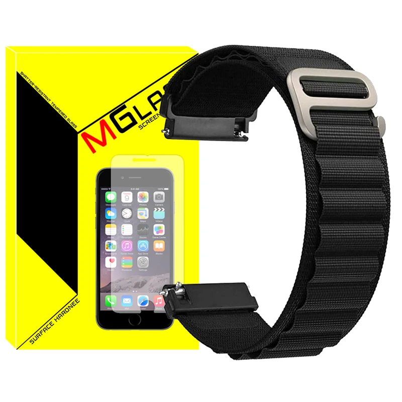 بند ام‌گلس مدل Alpine-MG مناسب برای ساعت هوشمند گارمین Vivoactive HR / Luxe / Style / Venu / Venu SQ