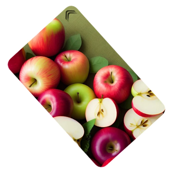 استیکر کارت طرح سیب مدل CAC746-K-G1-181