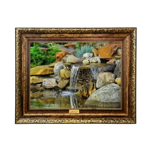 تابلو فرش ماشینی نقش نگار رضوی طرح منظره کد 137H