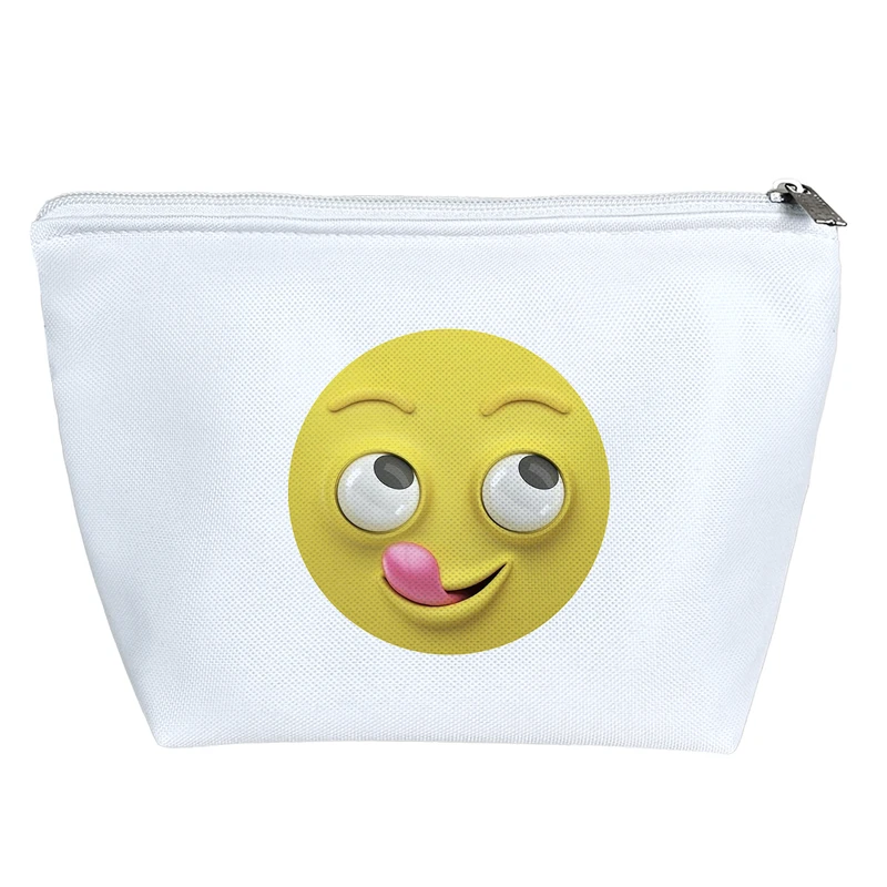 کیف لوازم آرایش دخترانه خندالو مدل ایموجی کد 2516
