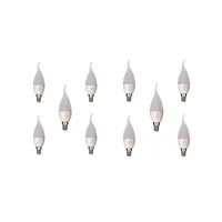 لامپ ال ای دی 7 وات نامین نور مدل اشکی پایه E14 بسته 10 عددی