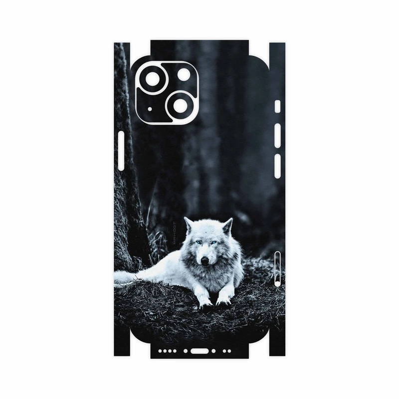 برچسب پوششی ماهوت مدل Dire-Wolf-FullSkin مناسب برای گوشی موبایل اپل iPhone 13 Mini