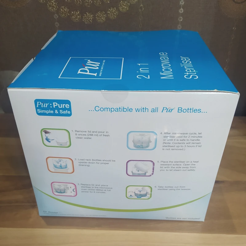 عکس شماره 9 : استریل کننده شیشه شیر پیوور مدل pr-100 مدل 2021