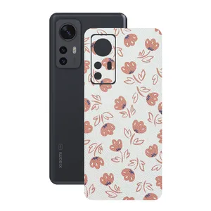 Remax cover sticker Leth model flower design suitable for Xiaomi 12X mobile phone