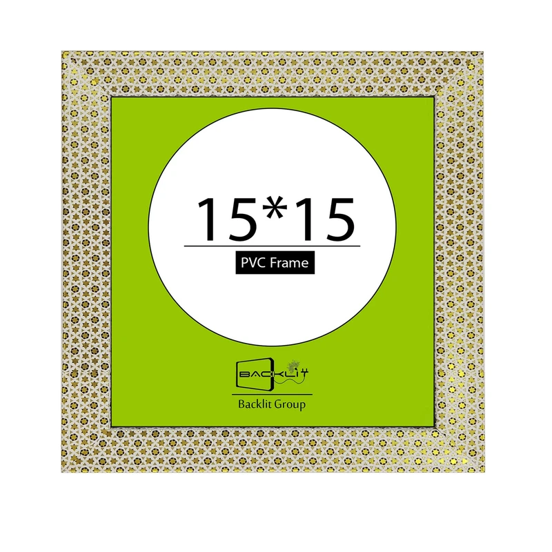 قاب عکس بکلیت طرح خاتم مدل تخت 215 دیواری سایز 15×15 سانتی متر