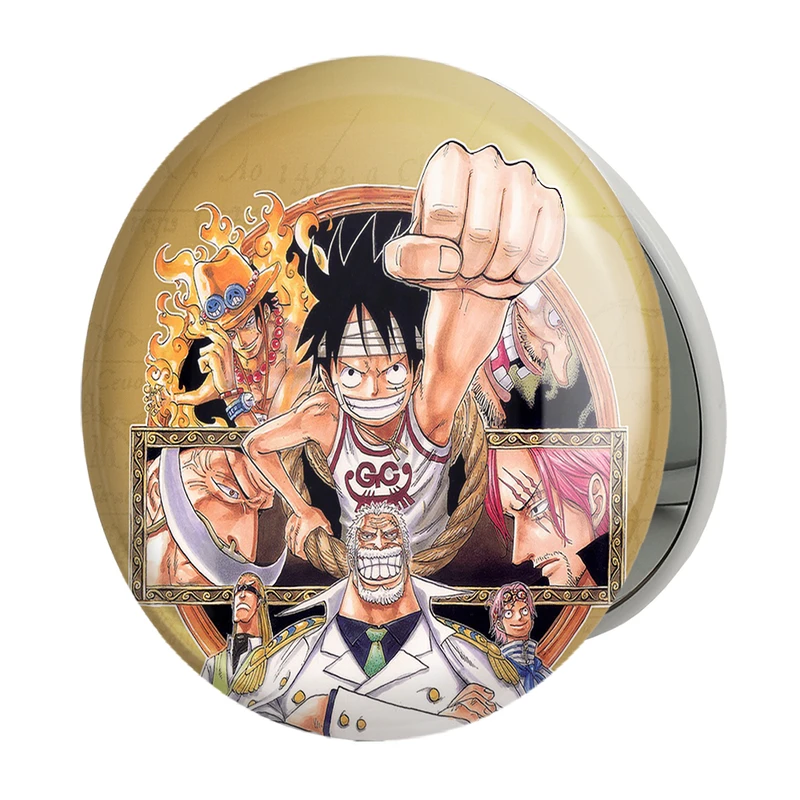 آینه جیبی خندالو طرح انیمه وان پیس One Piece مدل تاشو کد 11426 