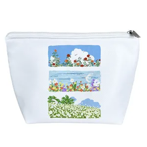 کیف لوازم آرایش دخترانه خندالو مدل باغ گل کد H1933