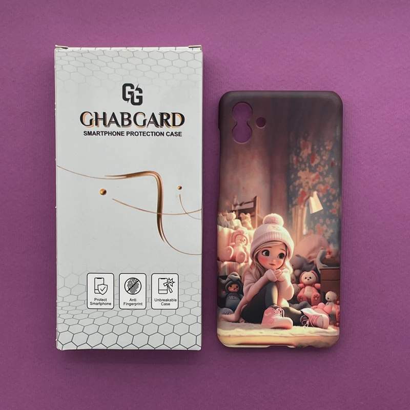 کاور قاب گارد مدل دخترانه مناسب برای گوشی موبایل سامسونگ  Galaxy A04 4G 