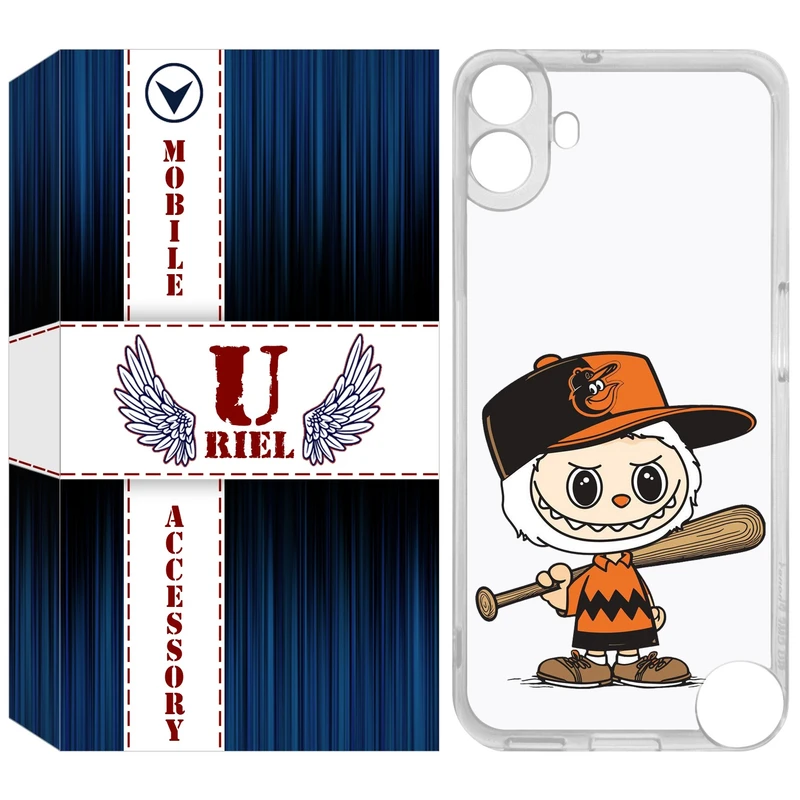 کاور یوریل مدل Clear کد 128 طرح لبوبو مناسب برای گوشی موبایل ناتینگ CMF Phone 1