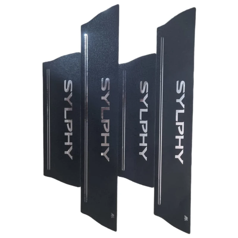 برچسب پارکابی خودرو امیران اسپرت طرح چرم کد 2025095 مناسب برای نیسان سیلفی مجموعه 4 عددی