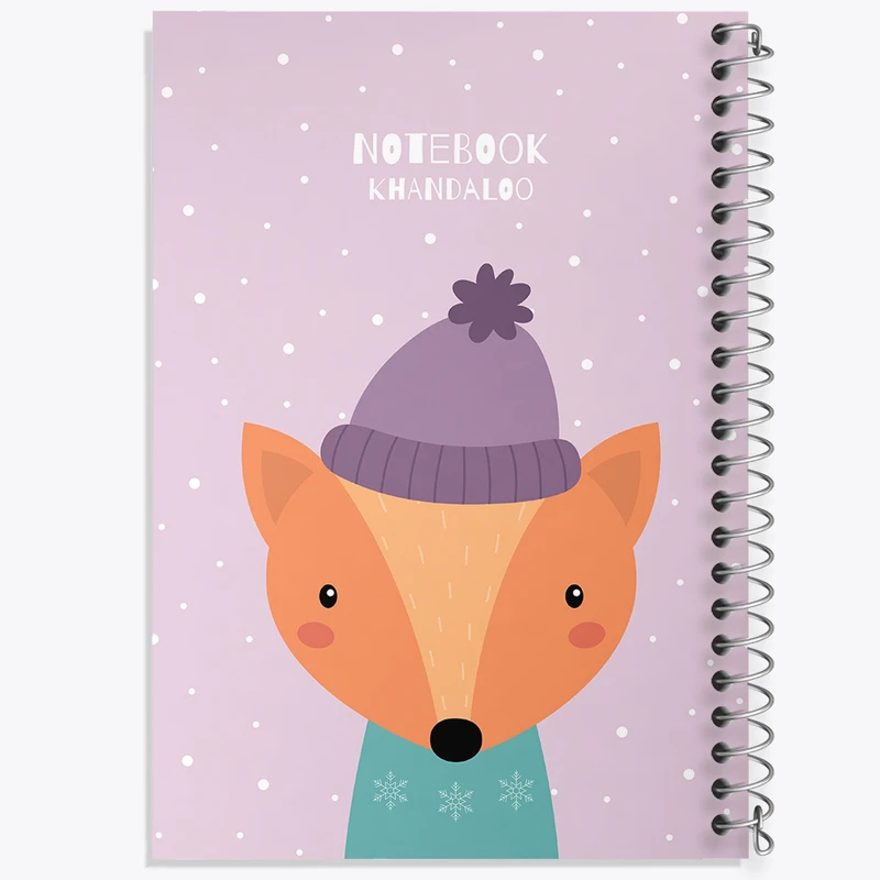 دفتر مشق 50 برگ خندالو طرح روباه کیوت کد N1551