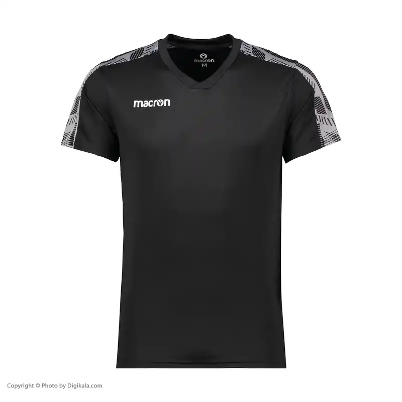 ست 3 تکه لباس ورزشی مردانه مکرون مدل راک رنگ مشکی