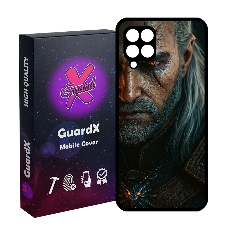 کاور گارد ایکس طرح Witcher مدل 10963 مناسب برای گوشی موبایل سامسونگ Galaxy A12/M12/F12