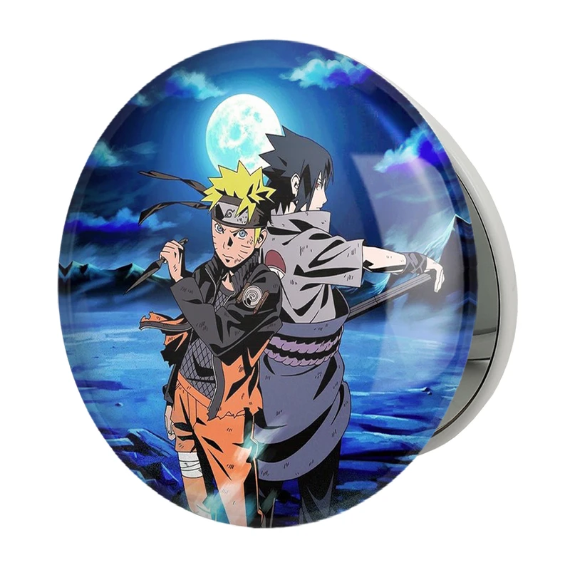 آینه جیبی خندالو طرح اوزوماکی و ساسکه انیمه ناروتو Naruto مدل تاشو کد 4917 