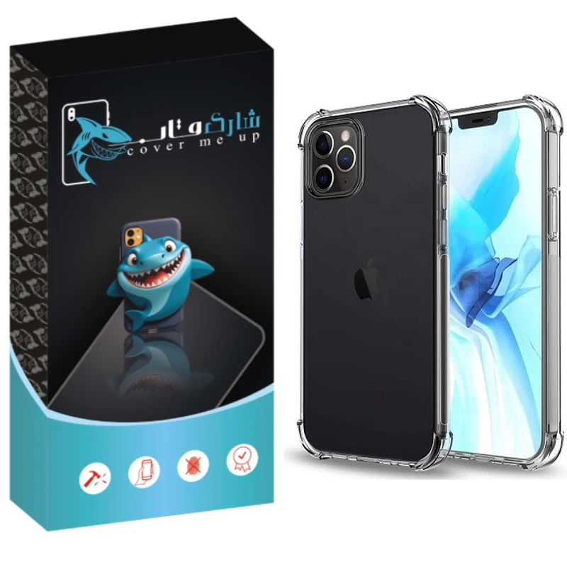 کاور شارک قاب مدل Crystal مناسب برای گوشی موبایل اپل Iphone 11 Pro Max