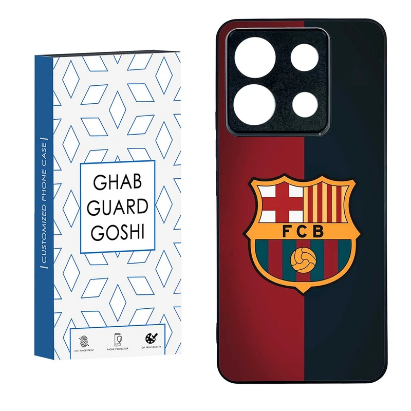کاور قاب گارد گوشی طرح تیم بارسلونا کد TPU-090 مناسب برای گوشی موبایل شیائومی  REDMI NOTE 13 PRO 5G  