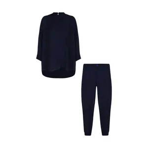 ست تونیک و شلوار زنانه نیو نیل مدل BSH34-Navy