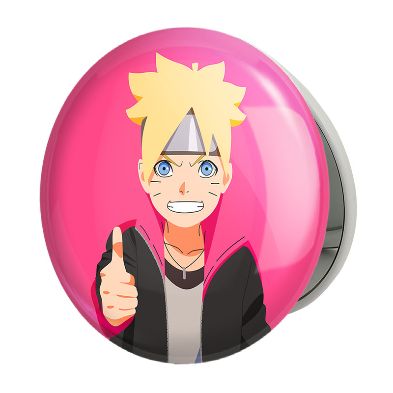 آینه جیبی خندالو طرح بوروتو اوزوماکی انیمه بوروتو Boruto مدل تاشو کد 13131 