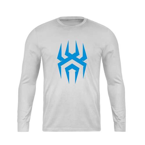 تی شرت آستین بلند مردانه رانژ مدل گیمینگ طرح اسپایدرمن کد 23 رنگ طوسی